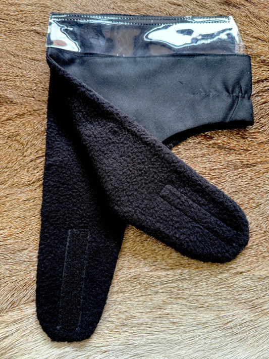 Custom hat ear warmers