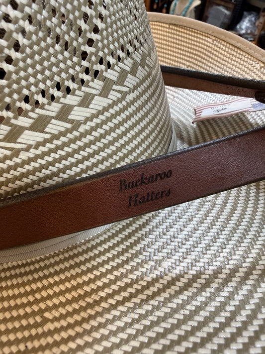 Handmade premium Herman Oak leather hat holder