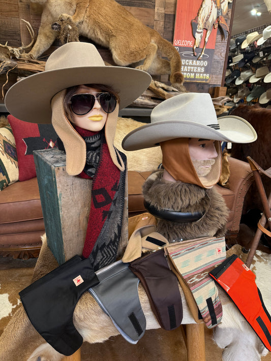 Custom hat ear warmers