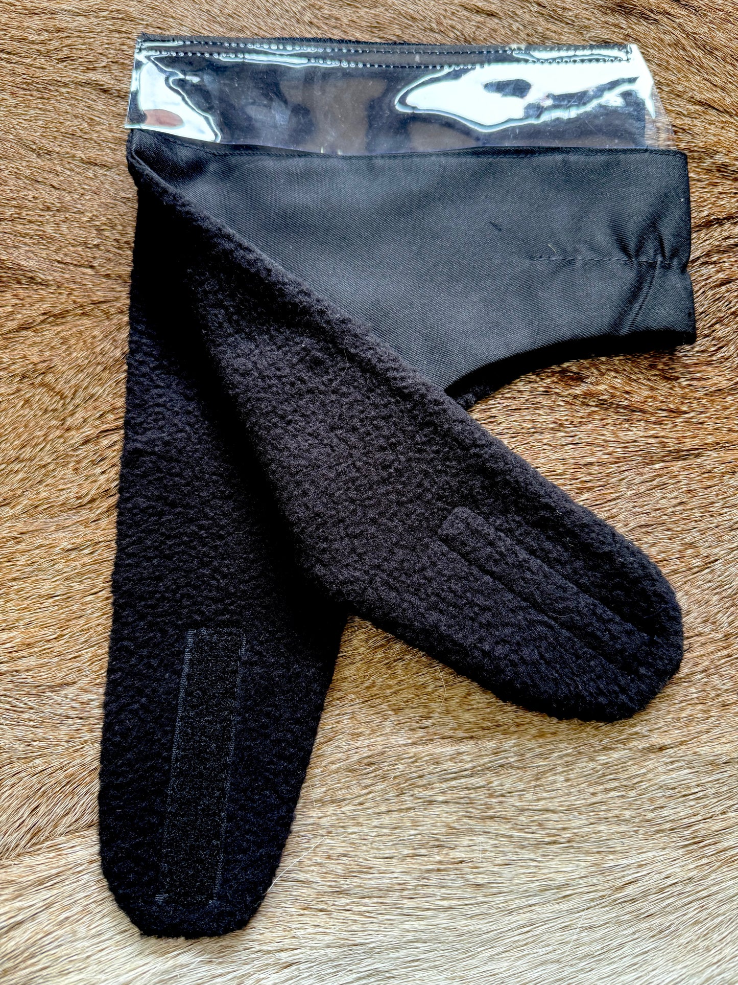 Custom hat ear warmers