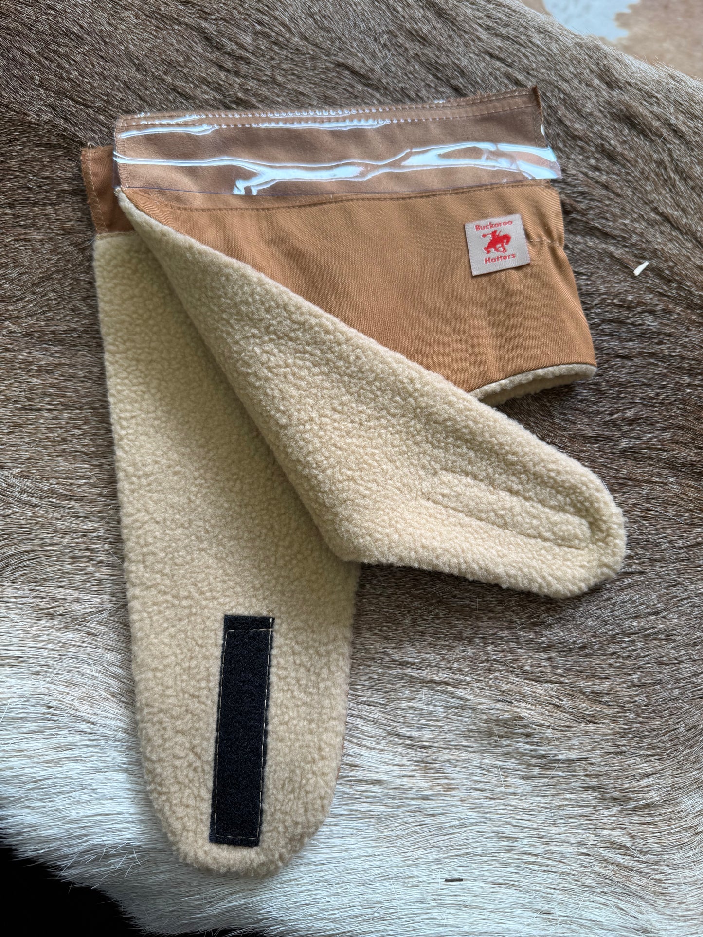 Custom hat ear warmers