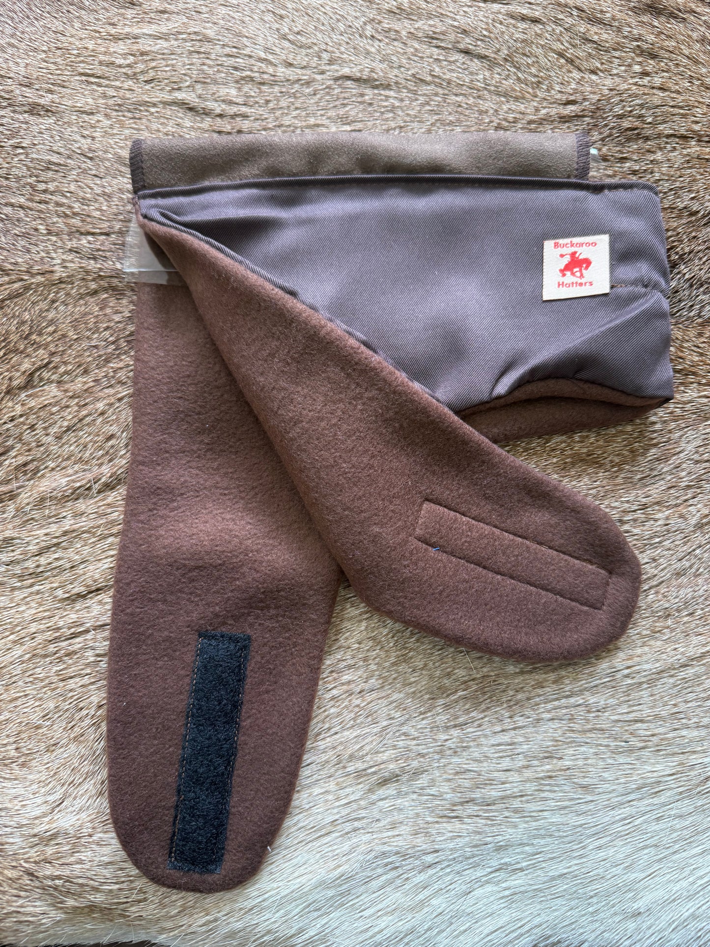 Custom hat ear warmers